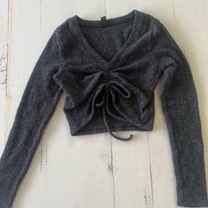 Scrunched Cropped Longsleeve